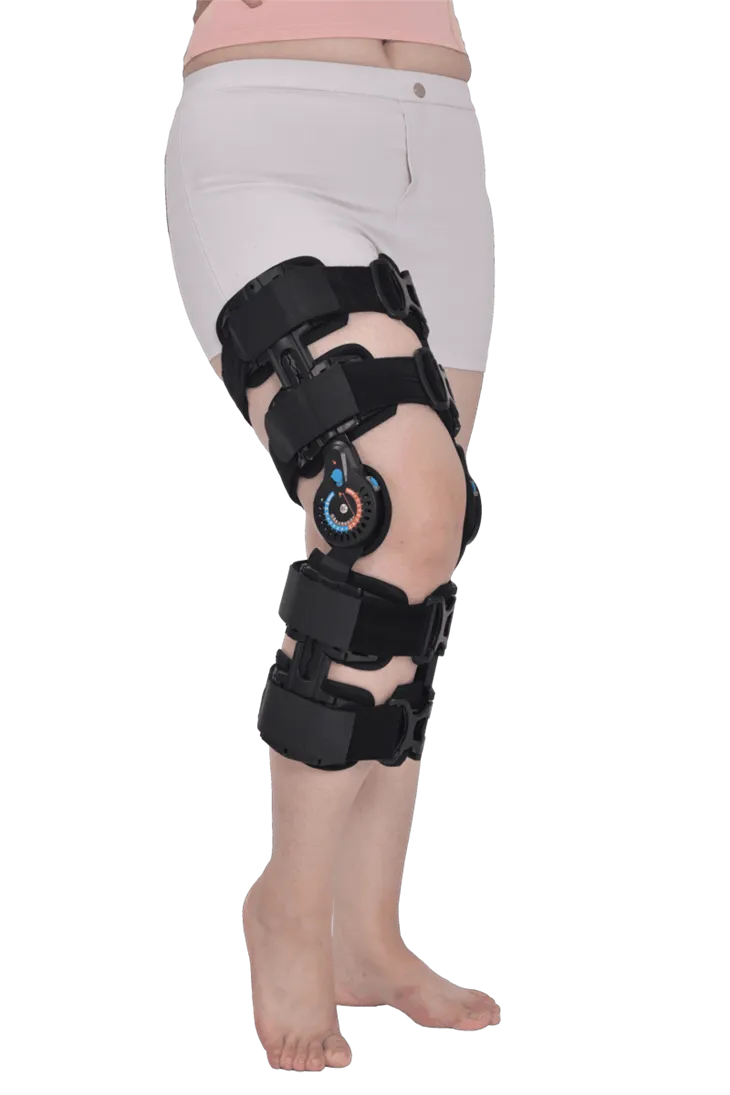 دعامة ركبة قابلة للتعديل مع ظرف طبي
