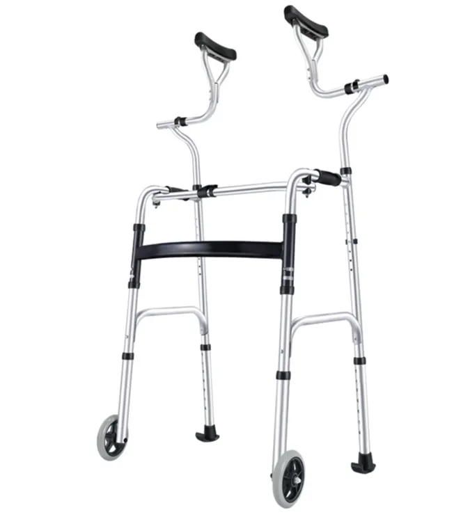 إبط قابل للطي مع عجلات