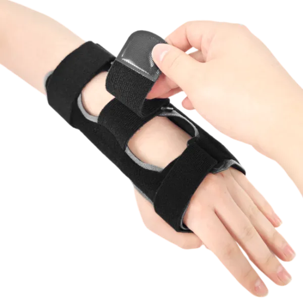 دعامة للمعصم مع دعم معدني